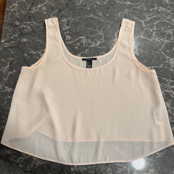 Forever 21 Chiffon Crop Top - Picture 1 of 5